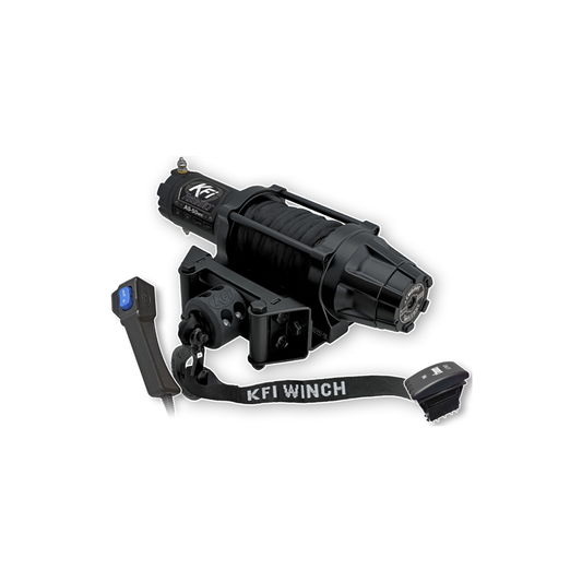 KFI 5000 lb Wide Assault Series UTV/SxS Winch | Synthetic Rope | AS-50WX