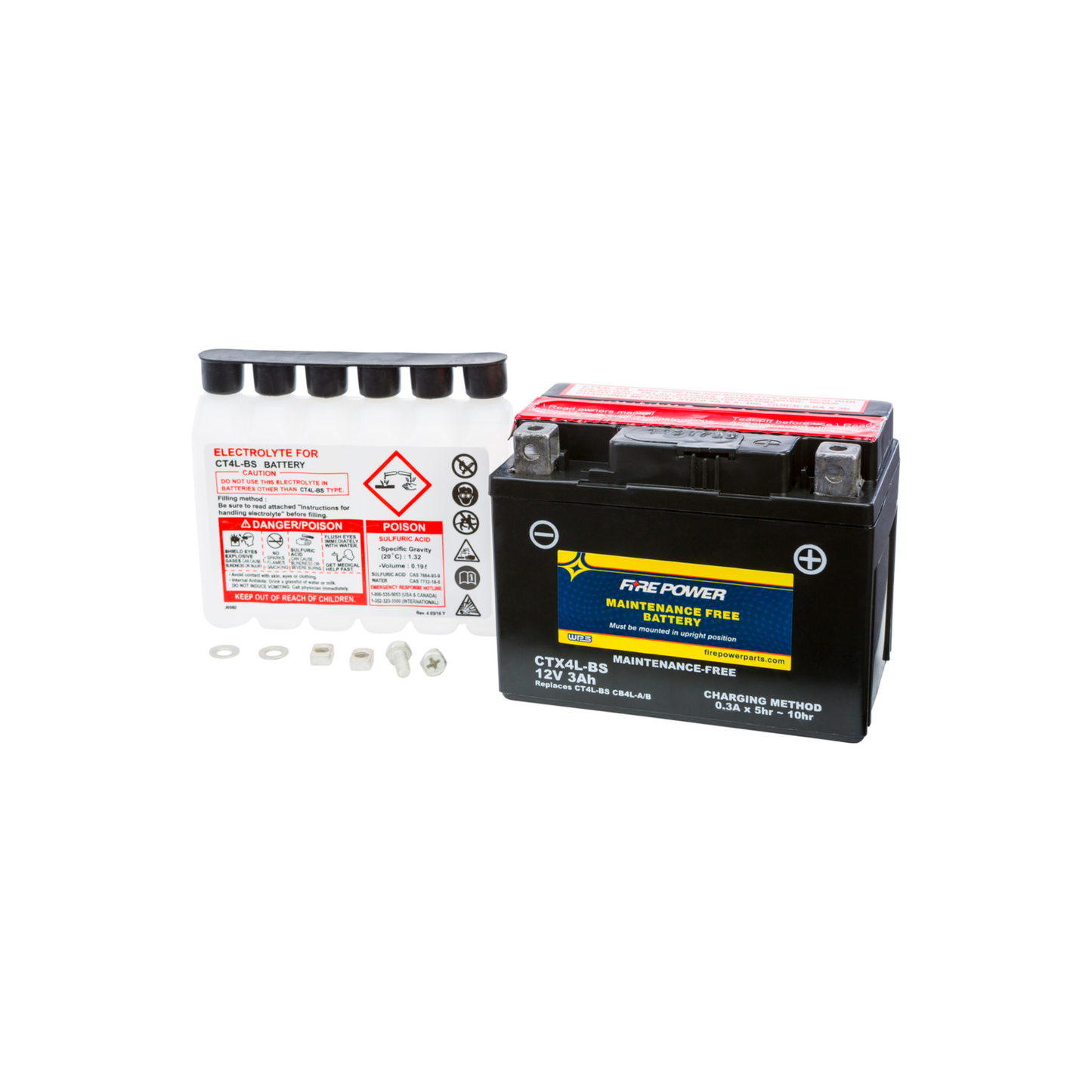 Fire Power Maintenance Free Battery | CTX4L-BS