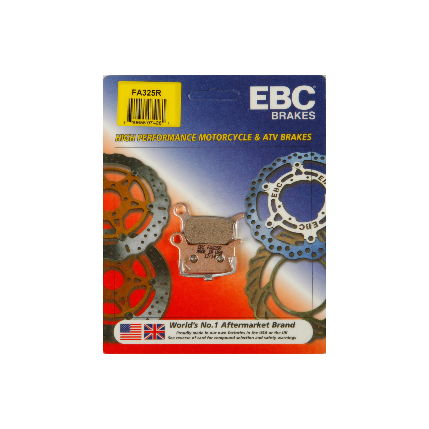 EBC R-Series Sintered Brake Pads for Motocross & Off-Road Bikes