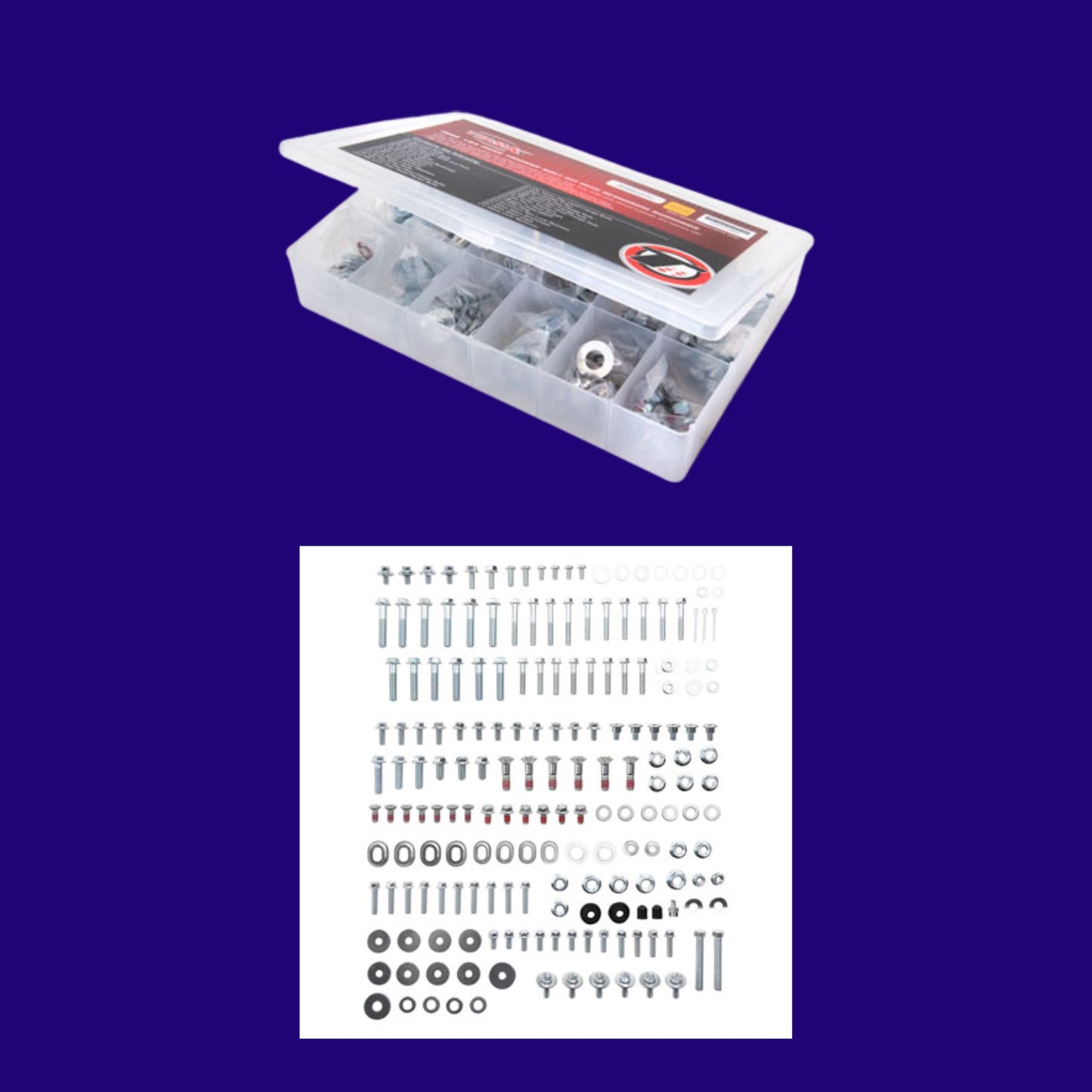 Tusk 184 Piece Yamaha Bolt Kit w/ Aluminum Bushings