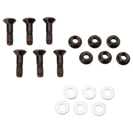Bolt Hub-Savers Double Locked Sprocket Fastening Kit Silver