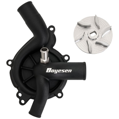 Boyesen Supercooler Water Pump Cover and Impeller Kit – Black