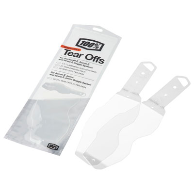 100% Tear-Offs: Accuri 2/Racecraft 2/Strata 2