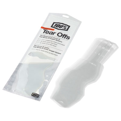 100% Tear-Offs: Accuri 2/Racecraft 2/Strata 2