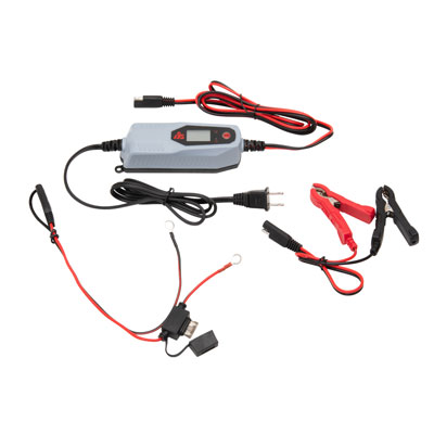 Tusk Lithium Battery Float Charger with LCD Screen